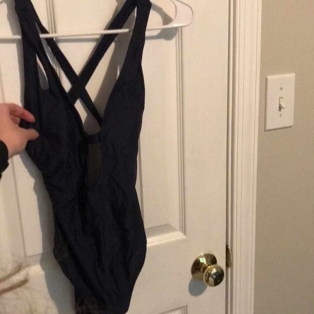 NWT Cupshe Navy one piece small